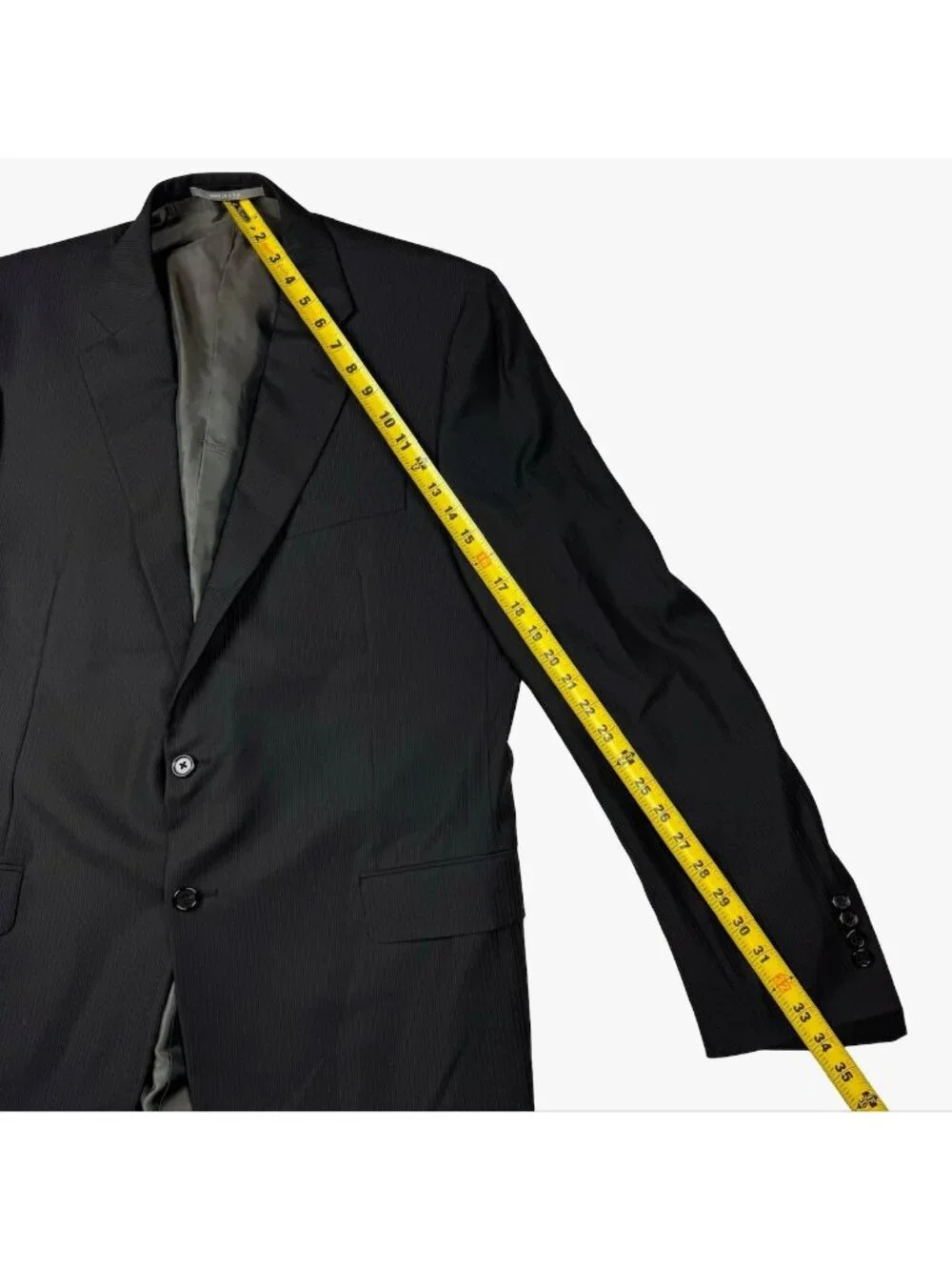 Hickey Freeman Men’s 100% Wool 2-Button Blazer Gray  • USA • 44L